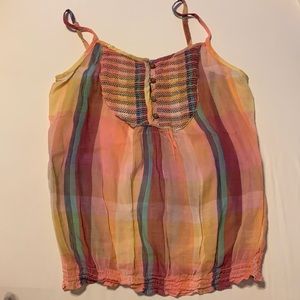 Adorable smocked tank top
